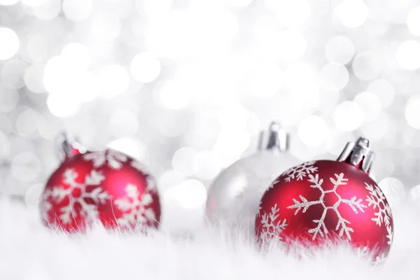 Christmas bollar på abstract — Stockfoto