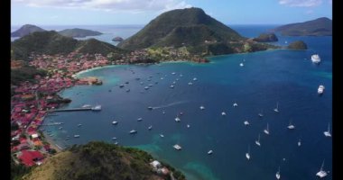 Iles des Saintes. Fransız Guadeloupe. Karayip adası. Batı Hint Adaları.