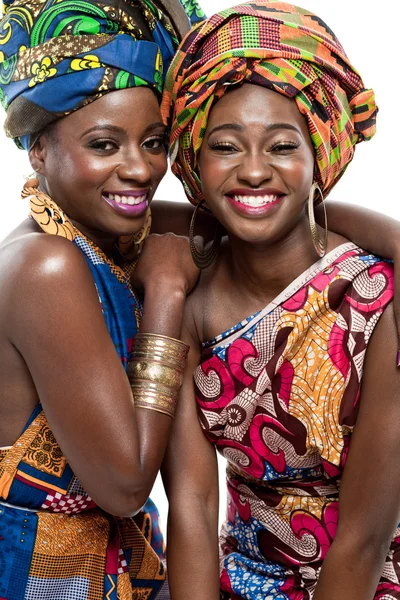 Deux jeunes mannequins africains . — Photo