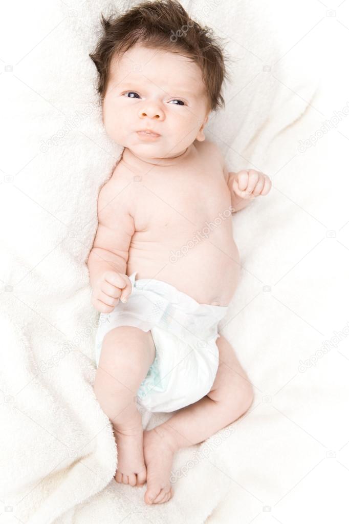 Cute baby boy with dark hair. Stock Photo by ©Mirmoor 89308128 Cute baby boy with dark hair. Stock Photo by ©Mirmoor 89308128