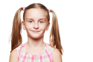 Mutlu küçük kız.