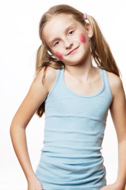 Mutlu küçük kız.