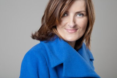 Kırk yaşında bir kadın Studio portresi 