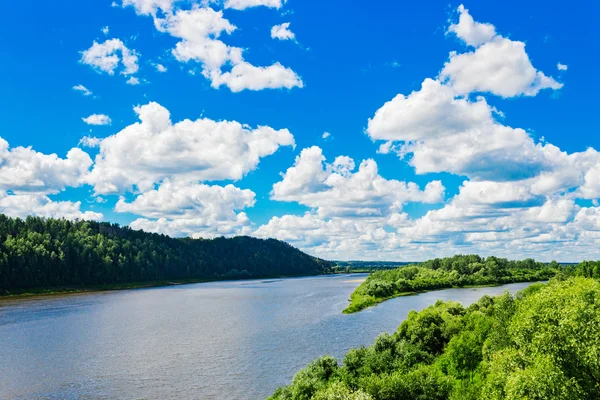 Vista al río Vyatka — Foto de Stock