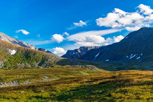 Tundra Montañas Los Urales Subpolares Día Verano —  Fotos de Stock