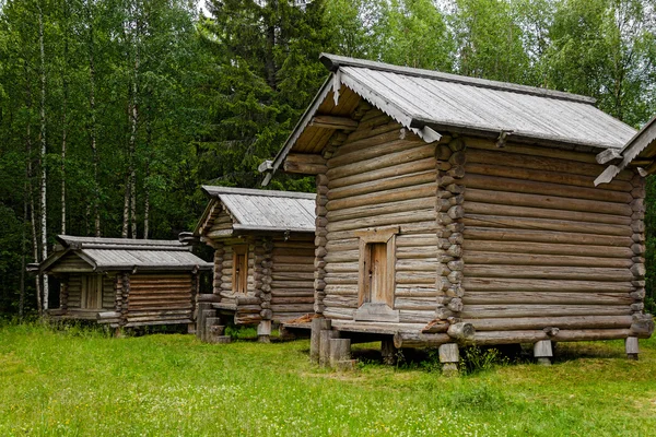 Wooden barns — Stock Photo, Image