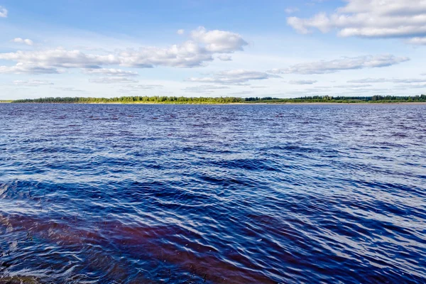 River and clouds — Stock Photo, Image