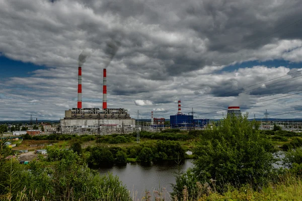 Factory in the urals — Stock Photo, Image