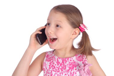 Kız bir telefon konuşma