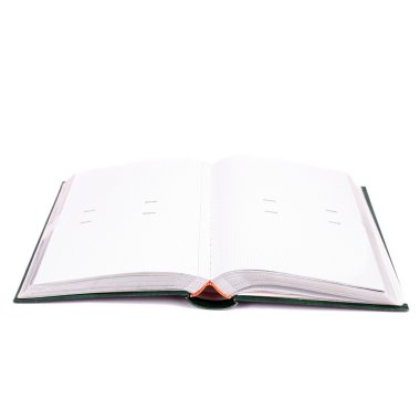 beyaz izole açık fotoğraf albümü