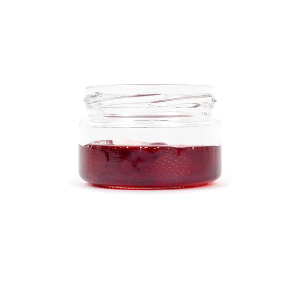 Jahodový Jam Jar — Stock fotografie