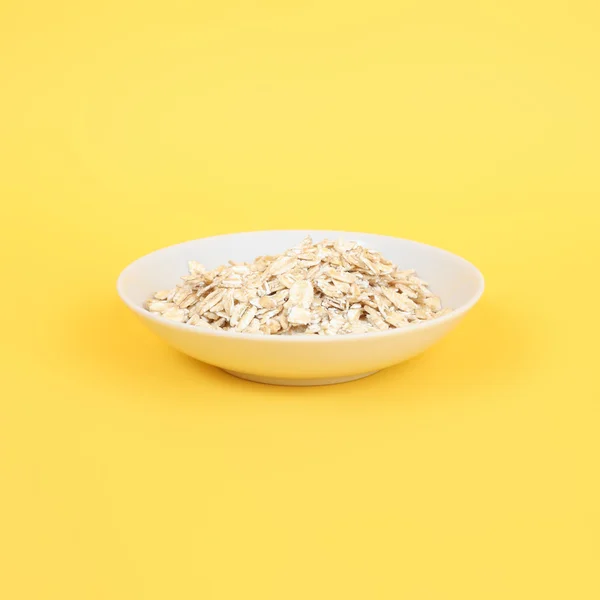 Plate of oats — Stock Photo, Image