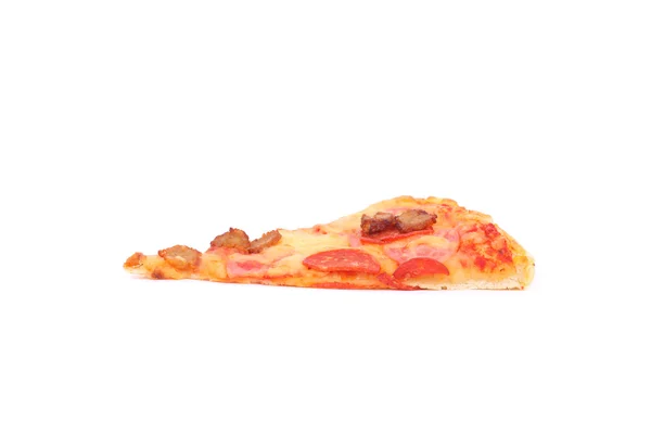 Pizza on white — Stock Photo, Image