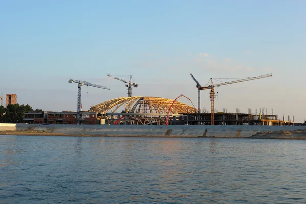 Construction Aquapark Building — Stock Photo, Image