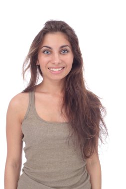 Oldukça sevimli genç kız portre