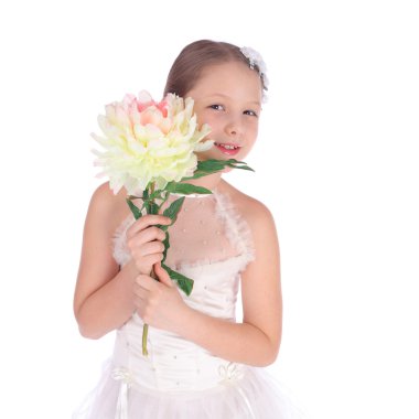 Şirin küçük kız.