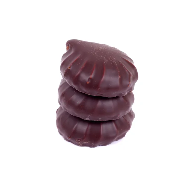 Guimauve glacée au chocolat — Photo