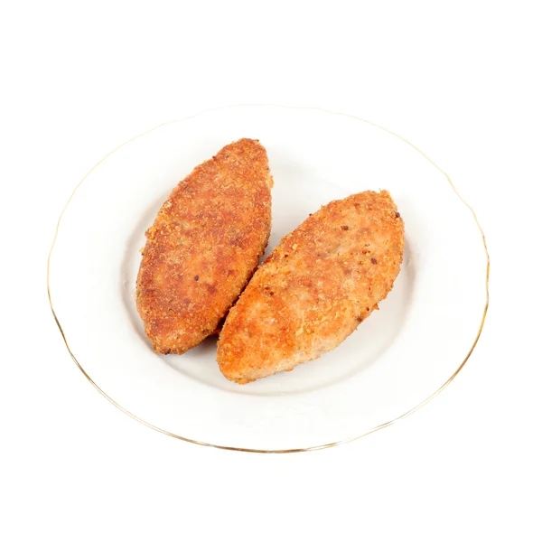 Fish Cakes White Background — Stock Photo, Image