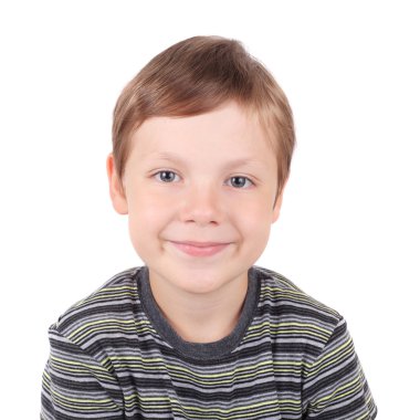 Şirin küçük çocuk. 