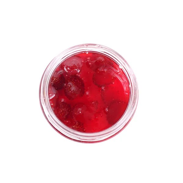 Aardbeienjam closeup — Stockfoto