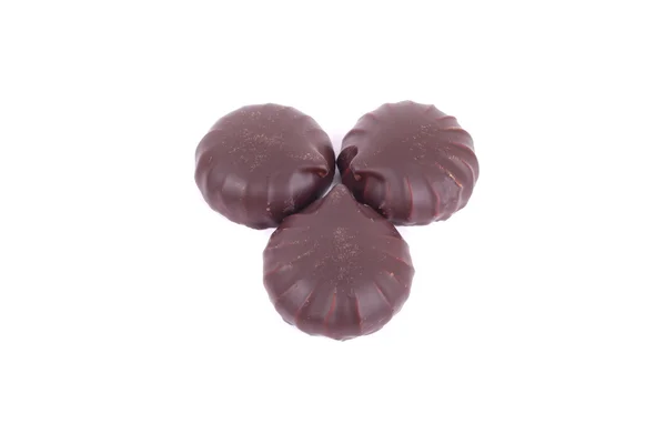 Malvavisco con chocolate — Foto de Stock