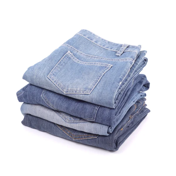 Several jeans closeup — Stock Photo, Image