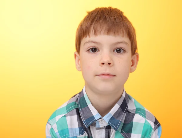 Cute Little Red Hair Boy — Stock Photo, Image