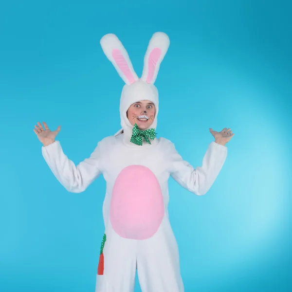 Actor playing hare — Stock Photo, Image