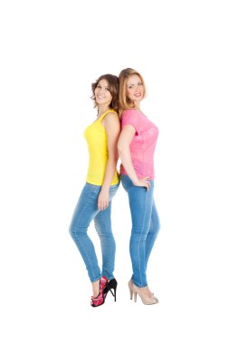 Oldukça parlak genç kızlar