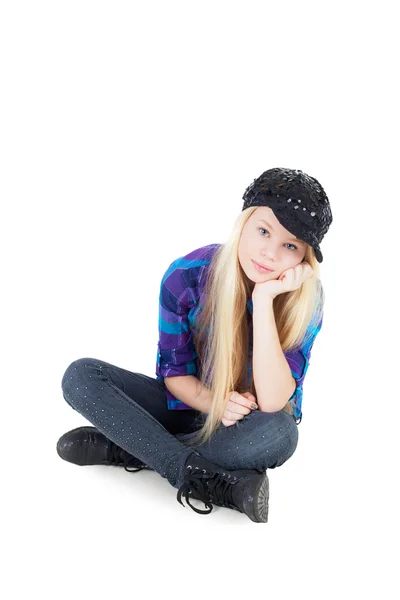 Teen ragazza moderna — Foto Stock