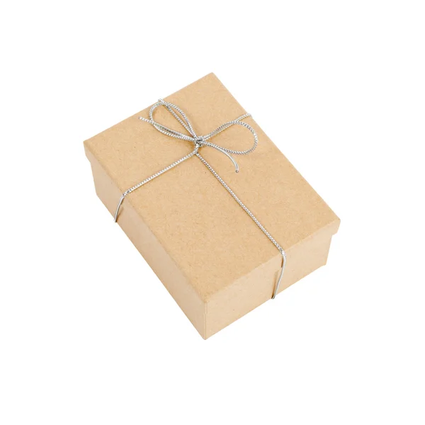 Gift box närbild — Stockfoto