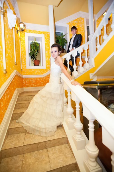 Pareja feliz boda — Foto de Stock