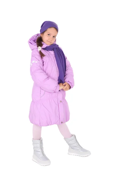 Inverno bambina — Foto Stock