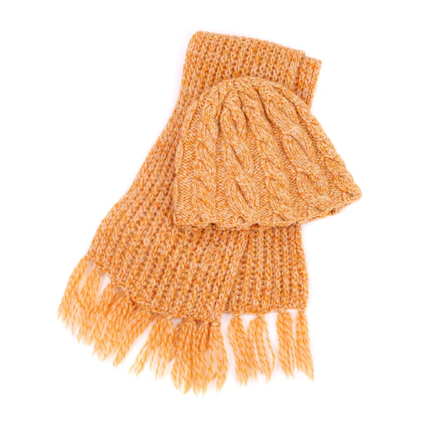 Set of cap and scarf — Stock Photo, Image