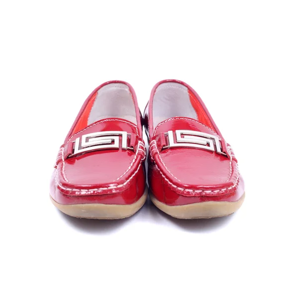 Brillantes mocasines rojos —  Fotos de Stock