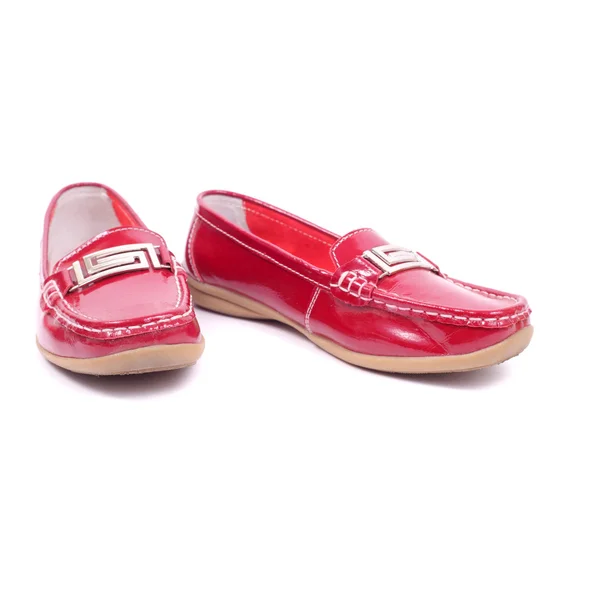 Brillantes mocasines rojos —  Fotos de Stock