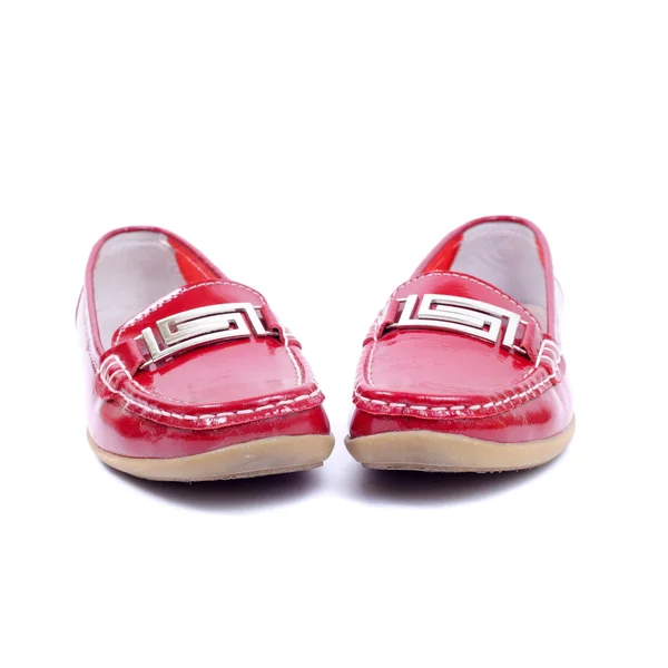 Mocassins rouges brillants — Photo