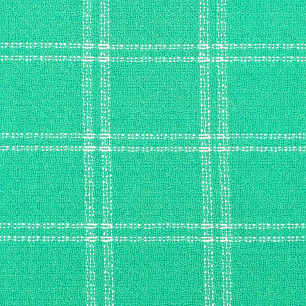 Green and white checkered background — Stock Photo, Image