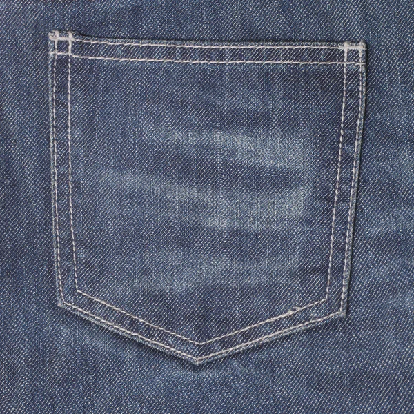 Denim jeans pocket — Stock Photo, Image