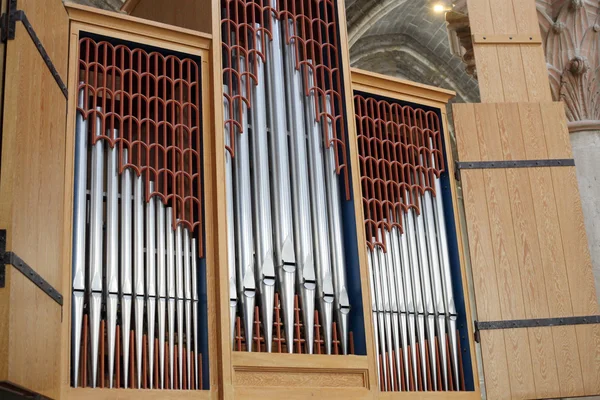 Cathedral big Organ — Stock Photo, Image