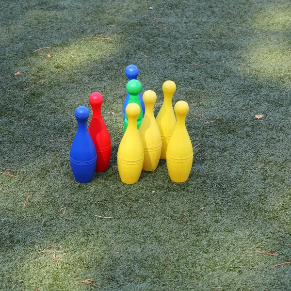 Skittles coloridos ao ar livre — Fotografia de Stock