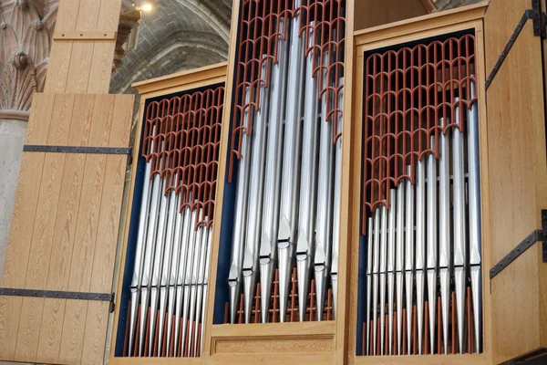 Cathedral big Organ — Stock Photo, Image