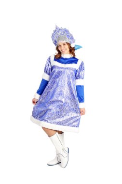 Genç ve güzel kar kızlık