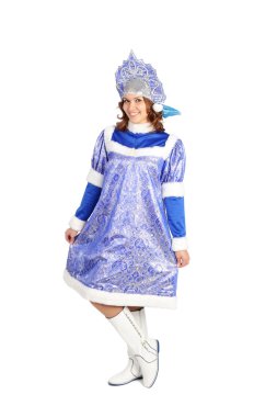 Genç ve güzel kar kızlık