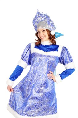 Genç ve güzel kar kızlık