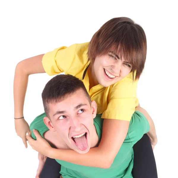 Couple having good time — Stock Photo, Image