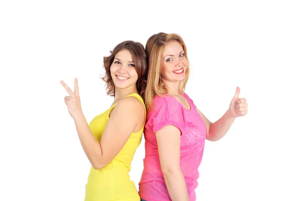 Two young girls — Stock Photo, Image