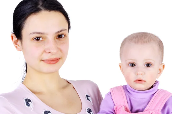 Young mother with her baby — Stock Photo, Image