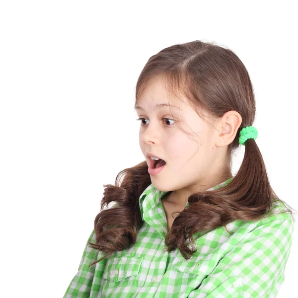 Young surprised girl — Stock Photo, Image