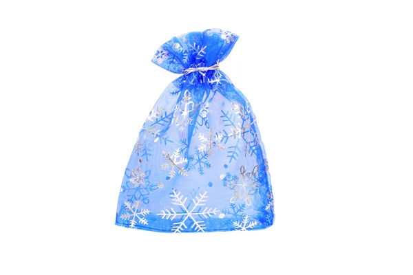 Blue gift bag — Stock Photo, Image